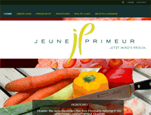 Tablet Screenshot of jeuneprimeur.ch